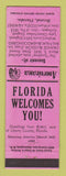 Matchbook Cover - Bristol FL Perkins Americana PINK