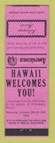 Matchbook Cover - Kalaupapa Hawaii Perkins Americana PINK