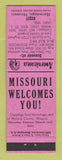 Matchbook Cover - Hermitage MO Perkins Americana PINK