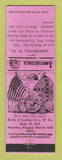 Matchbook Cover - Summersville WV Civil War Perkins Americana PINK