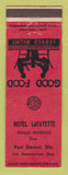 Matchbook Cover - Hotel Lafayette Port Daniel Bonaventure QC