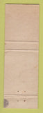 Matchbook Cover - Cafe Double Springs AL Civil War Perkins Americana WHITE