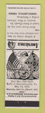 Matchbook Cover - Chancellorsville VA Civil War Perkins Americana WHITE