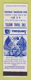 Matchbook Cover - Trail Motel Max Meadows VA Civil War Perkins Americana WHITE