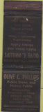 Matchbook Cover - Olive Phillips Notary Public Columbus OH