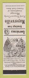 Matchbook Cover - Victory Store Mayersville MS Civil War Perkins Americana WHITE