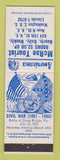 Matchbook Cover - McRae Motel Washington DC Civil War Perkins Americana WHITE