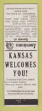 Matchbook Cover - M Kaiser Insurance Gove KS Perkins Americana WHITE