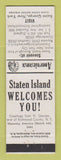 Matchbook Cover - Saint George NY Perkins Americana WHITE