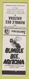 Matchbook Cover - Bumble Bee AZ Perkins Americana WHITE