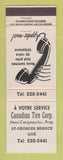 Matchbook Cover - Canadian Tire Corp ST Georges Beauce QC