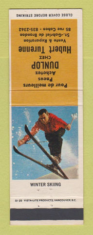 Matchbook Cover - Hubert Turenne Dunlop St Gabriel De Brandon QC