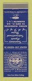 Matchbook Cover - Insurance Agencys Union AFL Washington DC