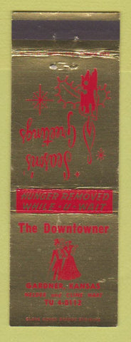 Matchbook Cover - The Downtowner Gardner KS Christmas