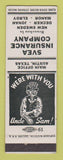 Matchbook Cover - Svea Insurance Austin TX WWII