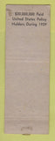 Matchbook Cover - Sun Life Insurance of Canada Portland ME WEAR