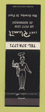 Matchbook Cover - Chez Plumet Granby St Paul QC