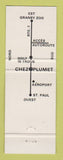 Matchbook Cover - Chez Plumet Granby St Paul QC