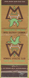 Matchbook Cover - Women's Athletic Club Oakland CA