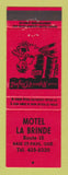 Matchbook Cover - Motel La Brinde Baie St Paul QC RED WEAR