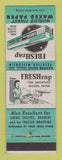 Matchbook Cover - Fresh Wrap Waxed Paper Badger Paper Peshtigo WI WEAR