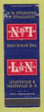 Matchbook Cover - Louisville and Nashville Railroad WEAR