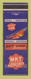 Matchbook Cover - Missouri Kansas Texas Railroad MKT