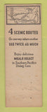 Matchbook Cover - Southern Pacific Railroad WEAR