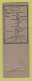 Matchbook Cover - Illinois Central Railroad