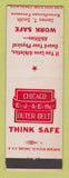 Matchbook Cover - Chicago Outer Belt Railroad James T Smith Foreman WEAR