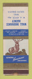 Matchbook Cover - Hartford Insurance Wall SD WA Joyce WEAR