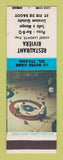 Matchbook Cover - Restaurant Riviera St Pie De Bagot QC