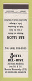 Matchbook Cover - Hotel Motel Bel Rive St Georges Beauce QC