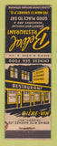 Matchbook Cover - Belval Restaurant Granby QC WORN