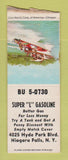 Matchbook Cover - Super L oil gas Nigara Falls NY BOBTAIL
