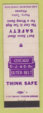 Matchbook Cover - Chicago Outer Belt Railroad Harry Tatro Fireman