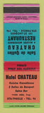 Matchbook Cover - Hotel Chateau Ste Thecle QC WEAR #1