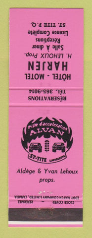 Matchbook Cover - Hotel Motel Harjen St Tite QC NEON PINK