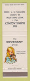 Matchbook Cover - Covenant Group Insurance Burns Clinton NY