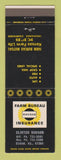 Matchbook Cover - Farm Bureau Insurance Clinton Hobson Sedan KS