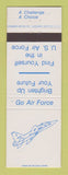 Matchbook Cover - US Air Force Recruiting Canton Allinace Steubenville OH