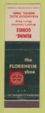 Matchbook Cover - Florsheim Shoes Remine Gobble Bristol TN