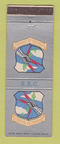 Matchbook Cover - Strategic Air Command Military SAC WEAR