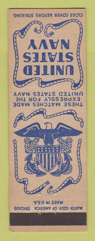 Matchbook Cover - United States Navy