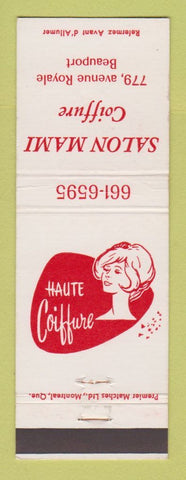 Matchbook Cover - Salon Mami Coiffure Beauport QC