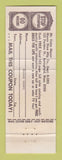 Matchbook Cover - Mason Shoes Springfield MA