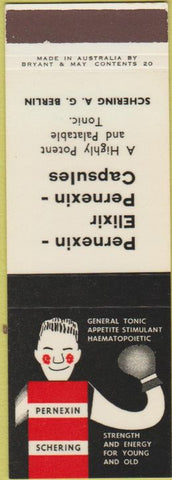 Matchbook Cover - Pernexin Schering Pharmacuticals drug