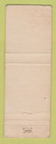 Matchbook Cover - 1961 Chevrolet Kennedy Reidsville GA WORN