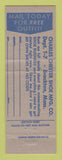 Matchbook Cover - Charles Chester Shoes Brockton MA