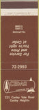 Matchbook Cover - Cedar Hardware NSW Wales